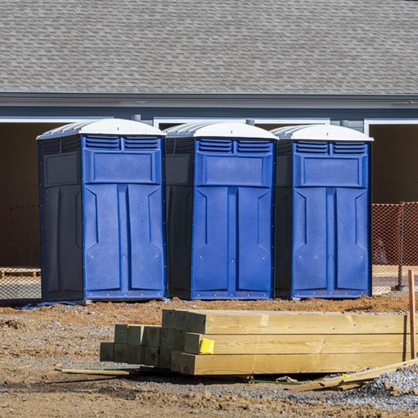 how do you ensure the porta potties are secure and safe from vandalism during an event in Mountain View Acres California